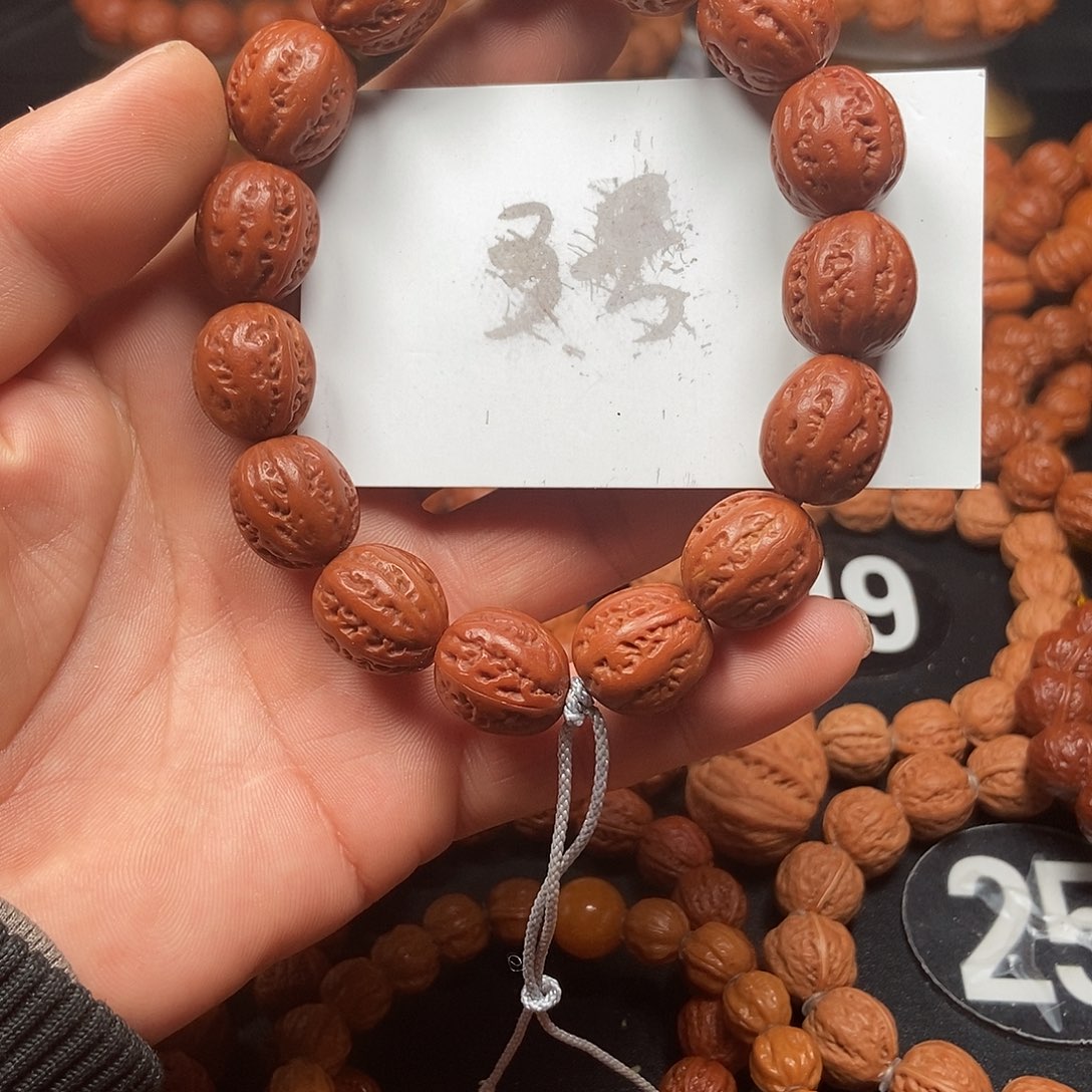 文玩核桃手串西瓜纹16