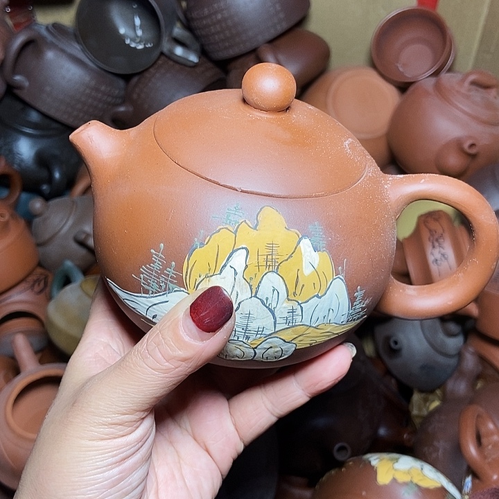 全手工制作宜兴紫砂茶壶