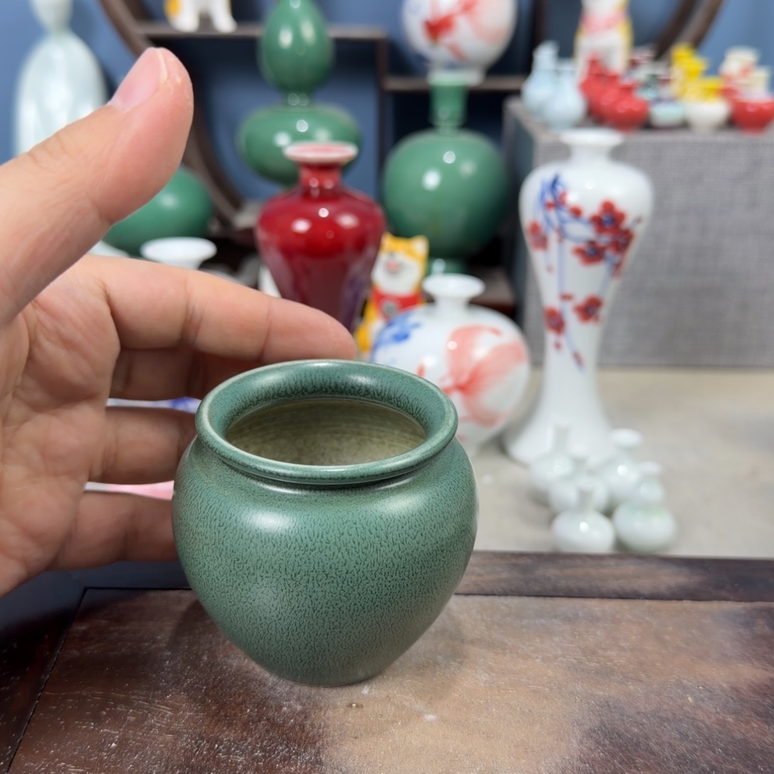 陶瓷手工小花器摆件