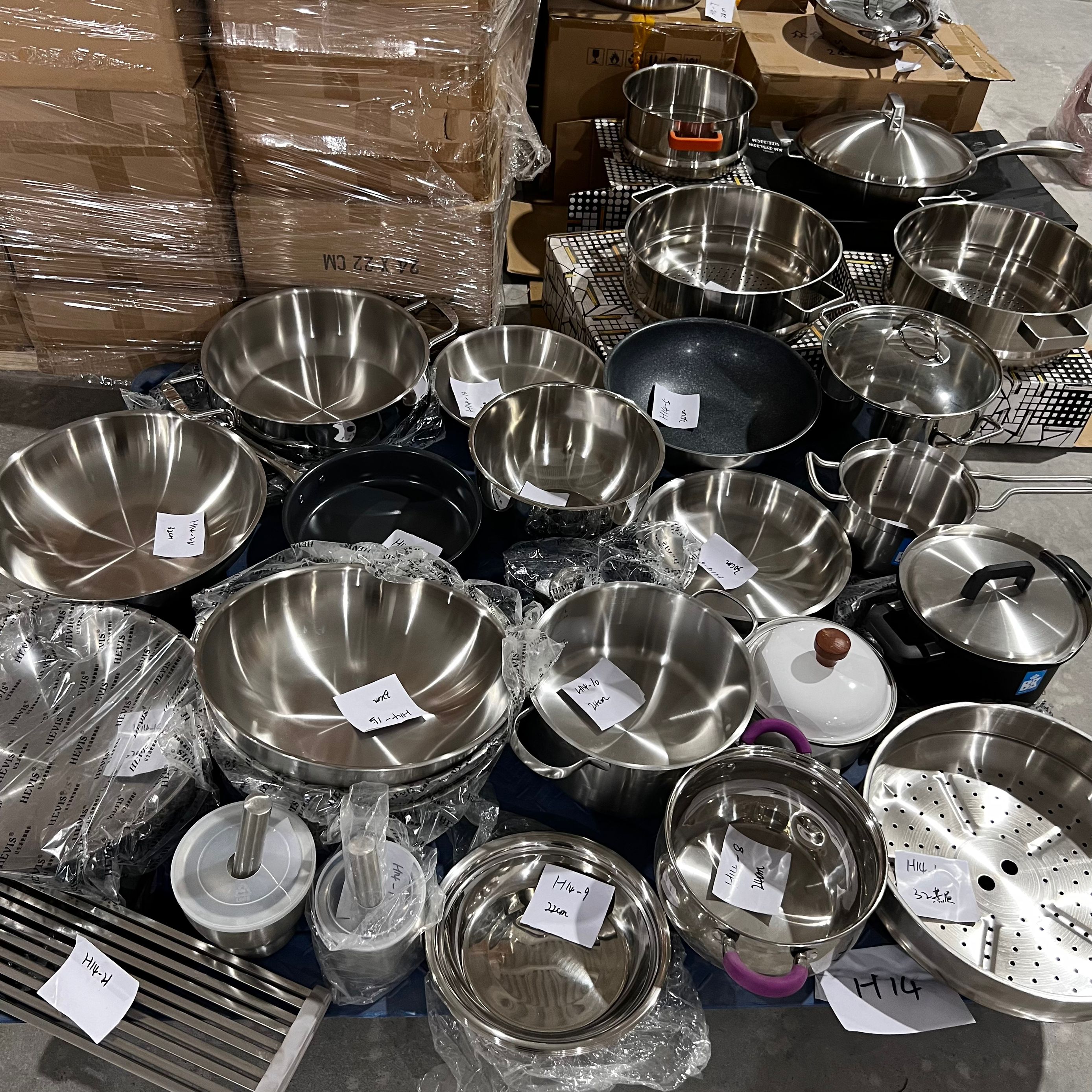 H52 库存汤锅炒锅煎锅 款式看图按编号 下单瑕疵款