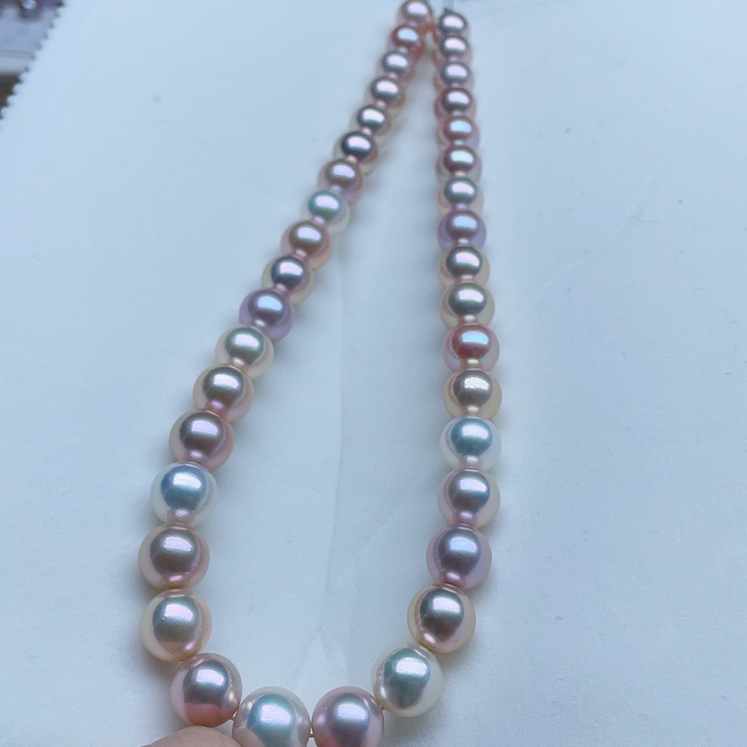 淡水珍珠颈饰银S925镶嵌