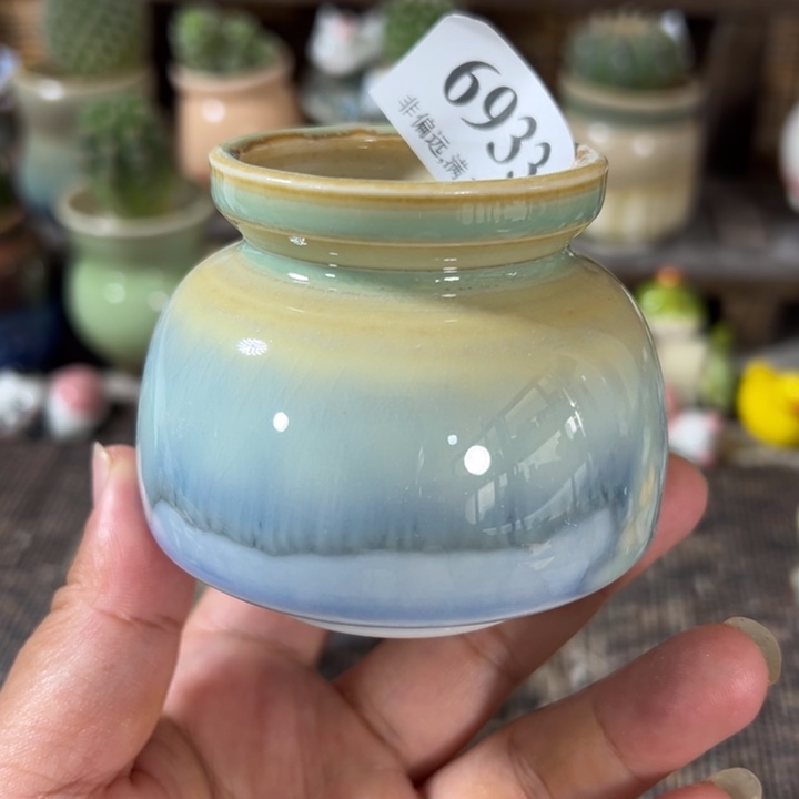 口4高6 手工花盆满30包邮