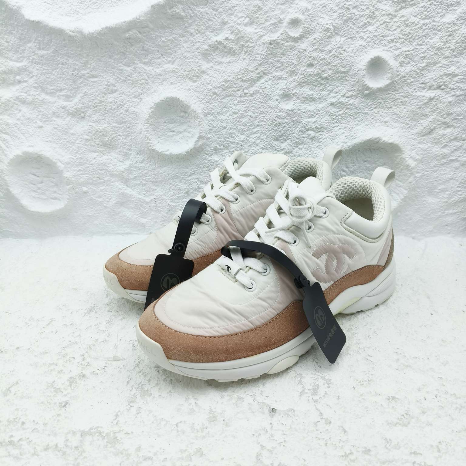 99新 Chanel/香奈儿 香奈儿/37.5码/粉色时尚休闲运动鞋/非全新