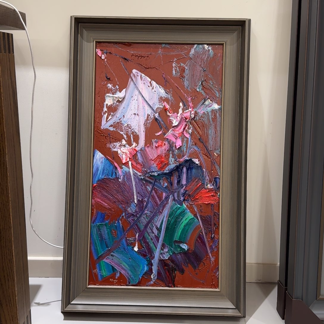 9***7油画系列作品怒放