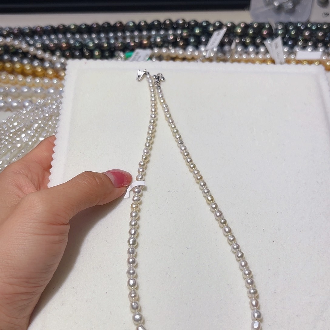 海水珍珠颈饰银S925镶嵌