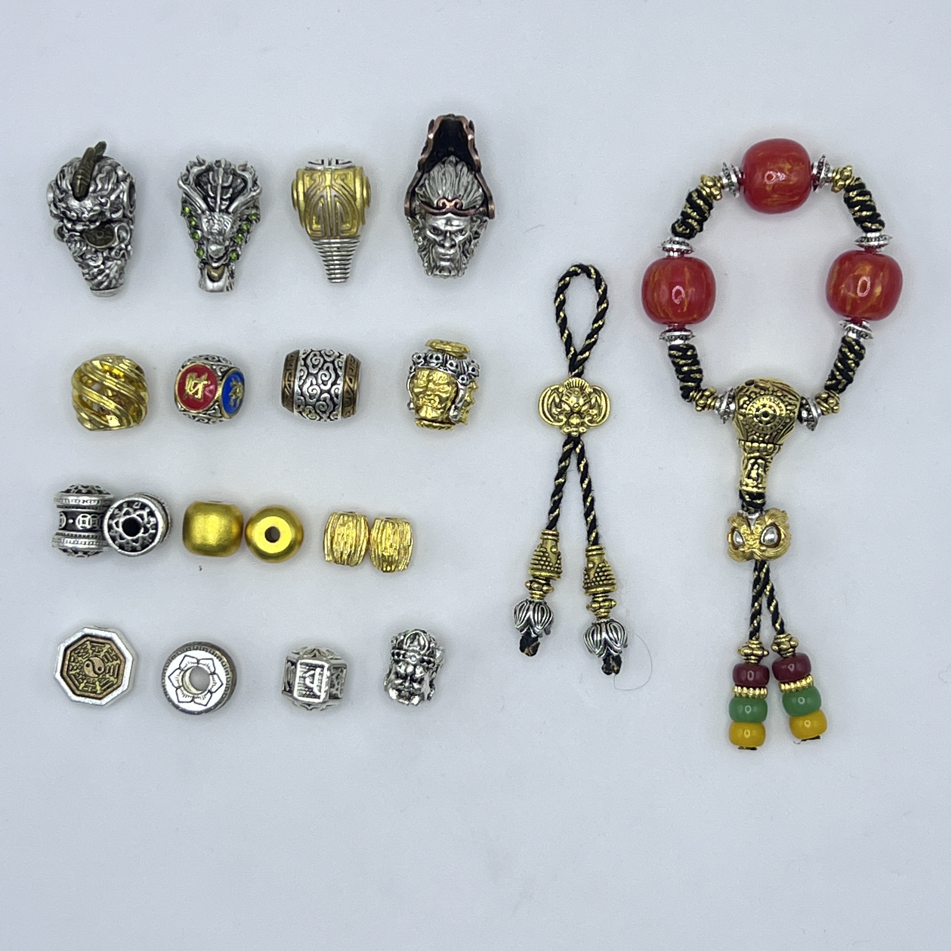 076文玩配饰套装组合适配4-16mm文玩手串