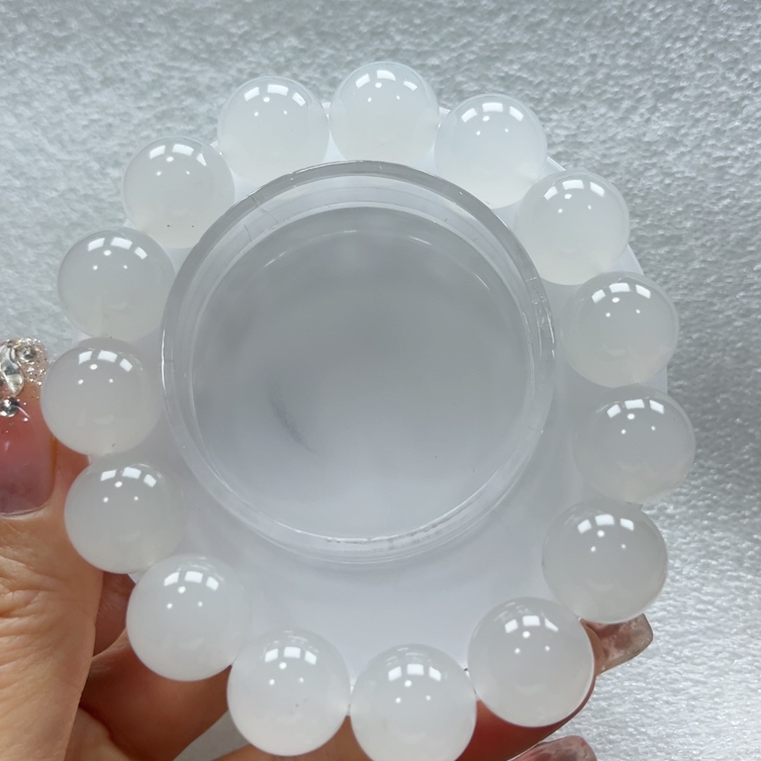 石英质玉手链未镶嵌+昕昕14.8