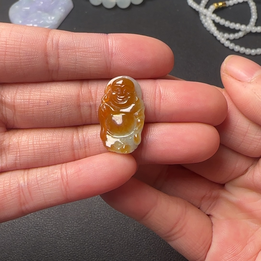 翡翠未镶嵌挂件天然翡翠