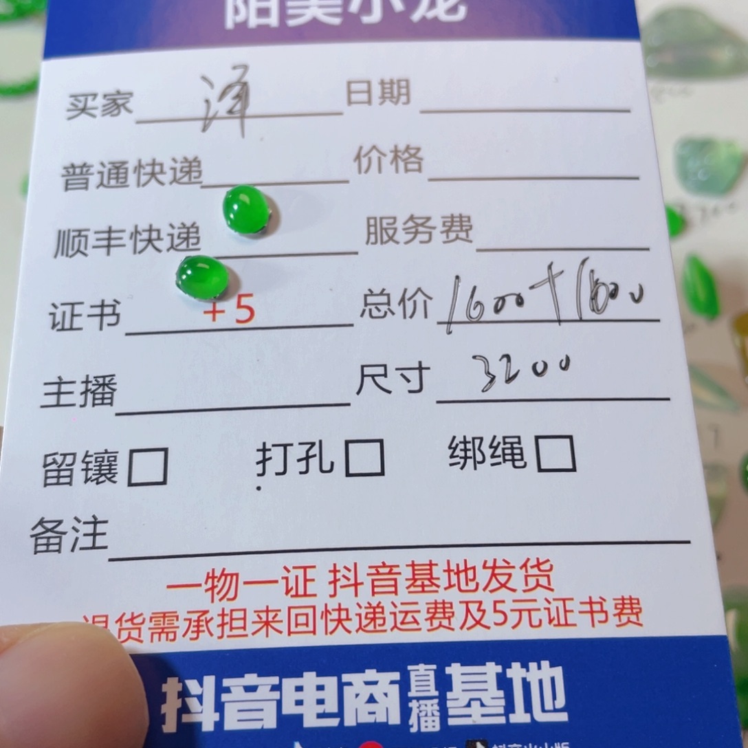 未镶嵌翡翠耳饰?**®