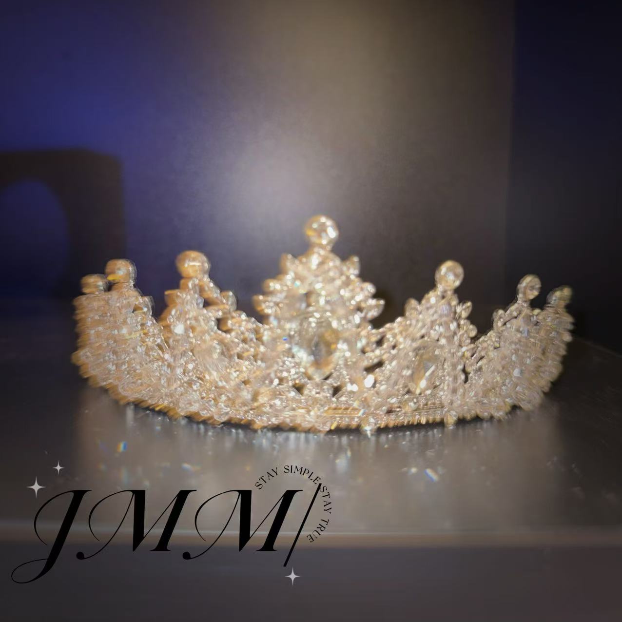 【艾莎公主皇冠】2024设计师设计时尚走秀款