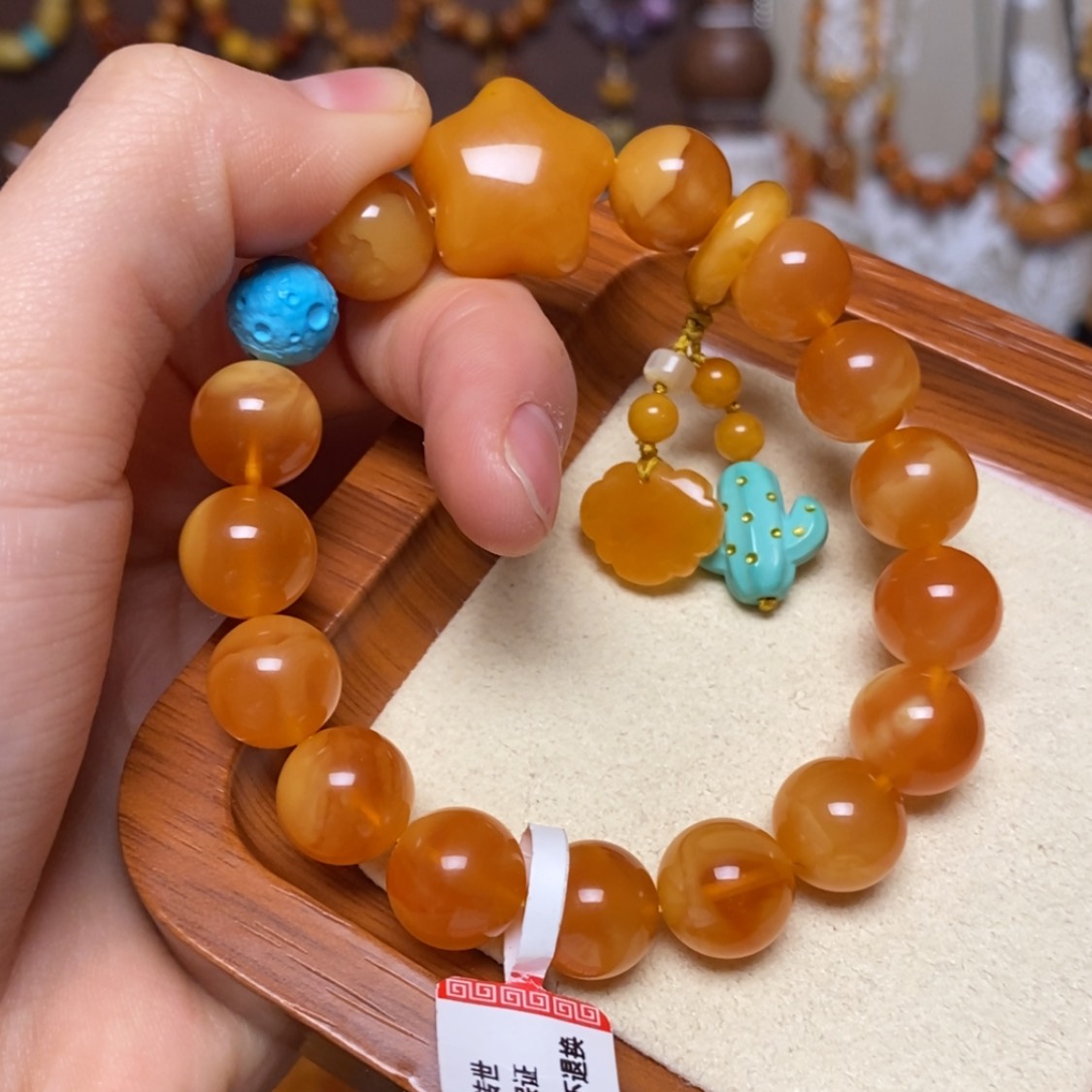 【闪购商品】手链蜜蜡未镶嵌手串