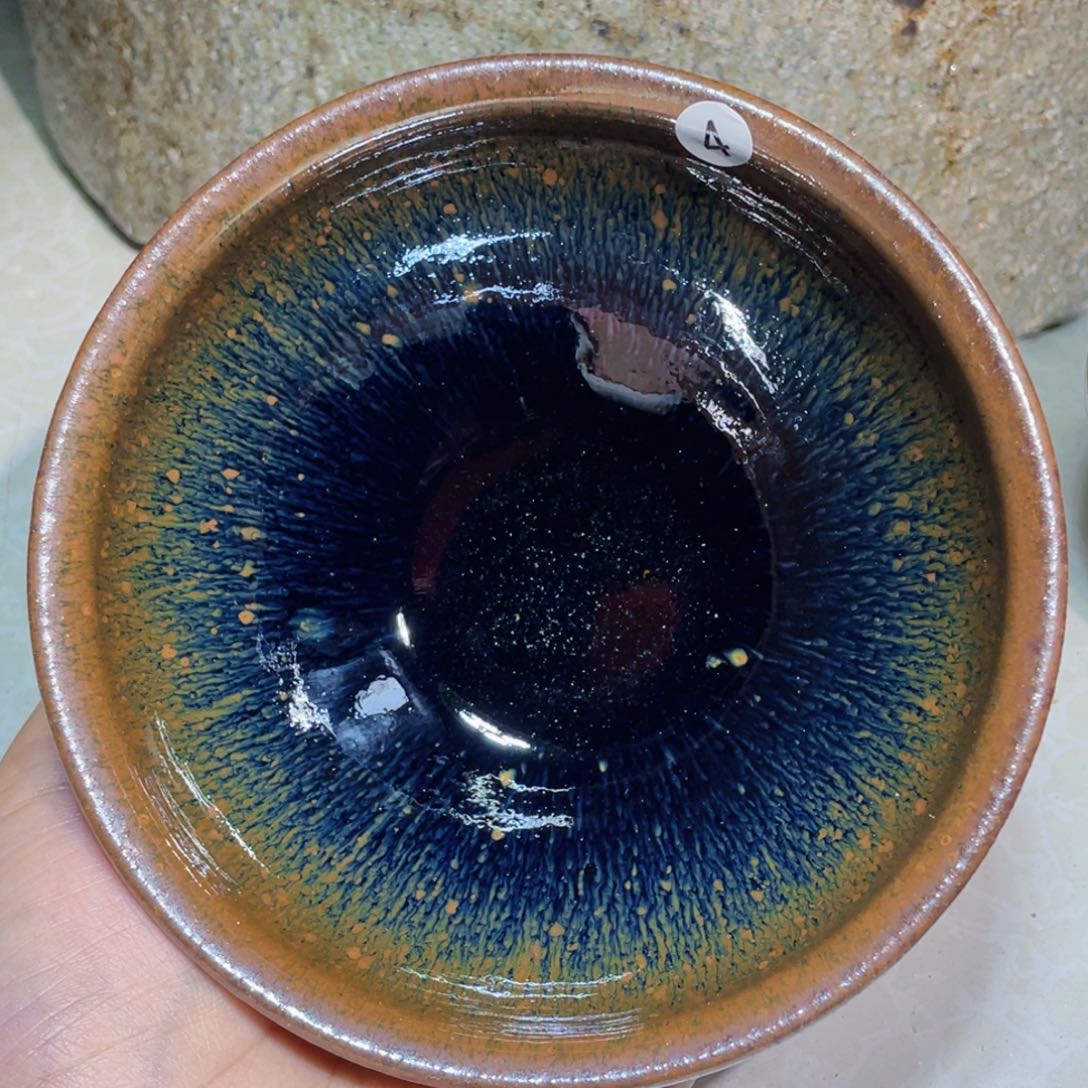 金***荷茶盏龙窑柴烧建盏4