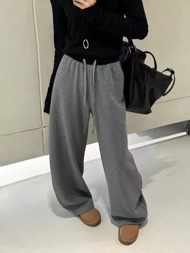 时尚潮流百搭弯刀裤