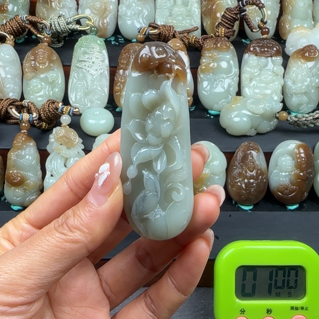 和田玉挂件未镶嵌用****1