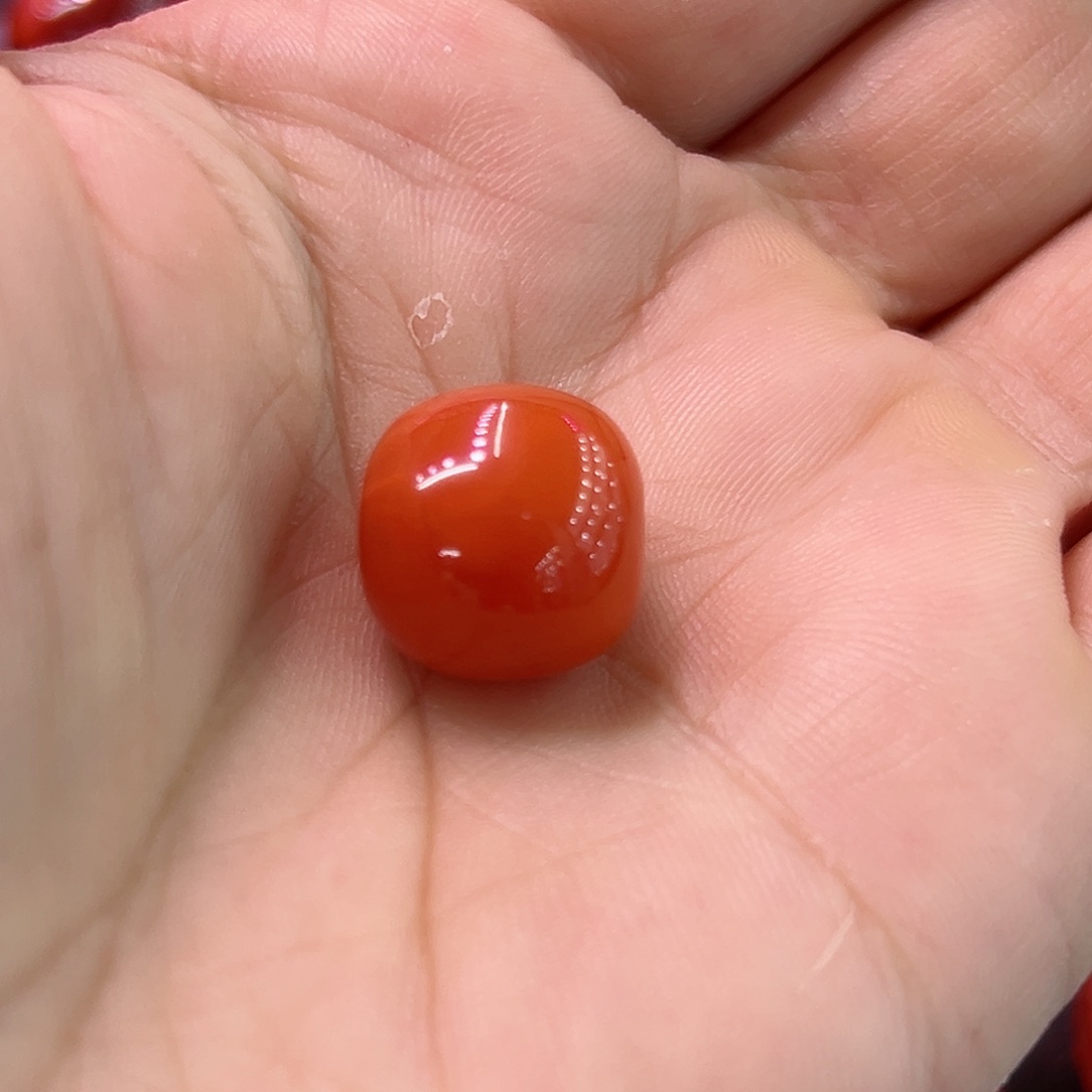 南红玛瑙珠子未镶嵌松