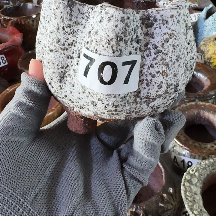 内口6高8粗陶手工