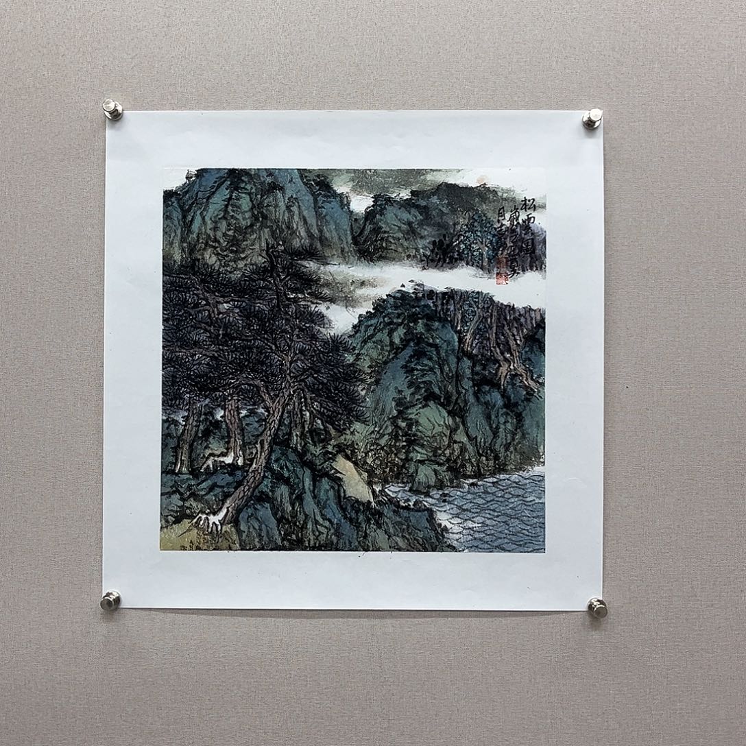 国画艺术家真人手绘