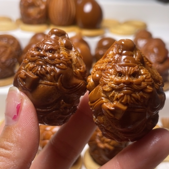 橄榄核手串/手链钟馗一对