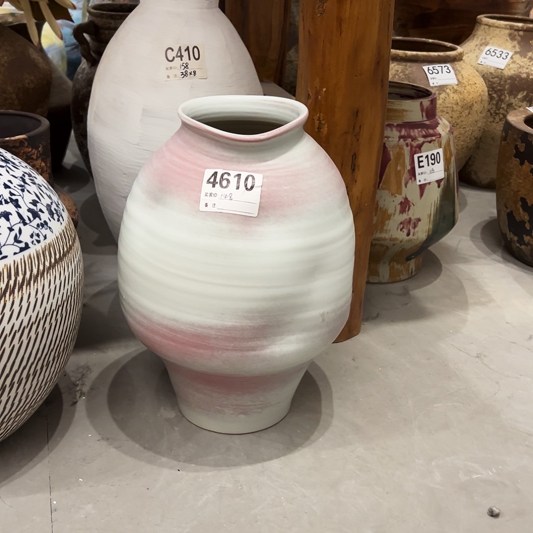 瓶4610高32口10陶瓷花瓶无孔