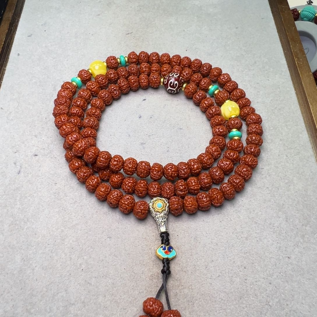 金刚菩提吊坠不*明老树树王108