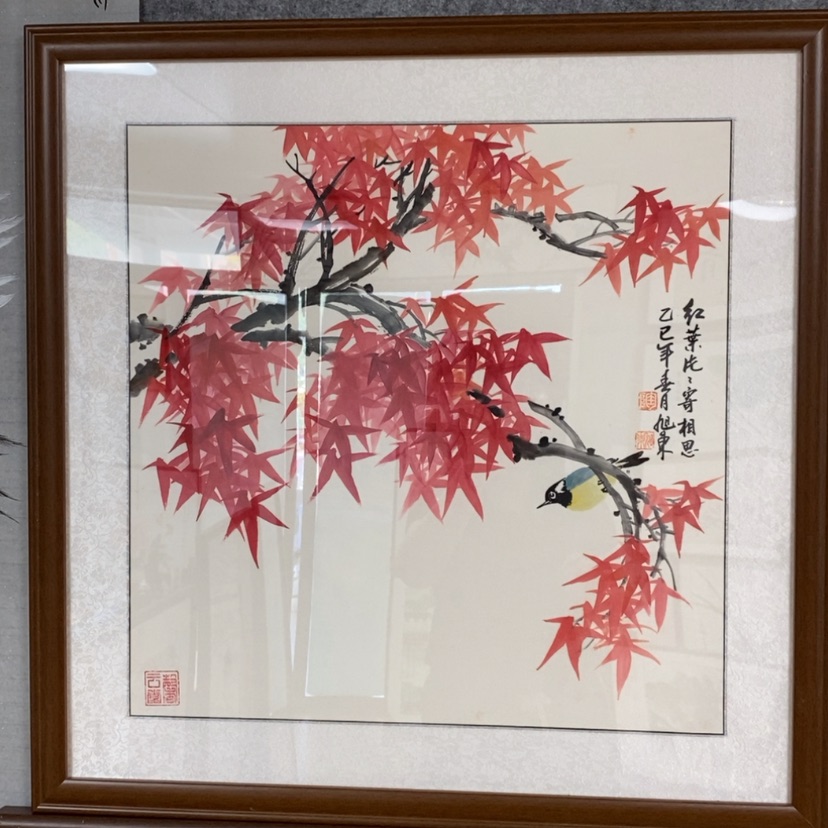 【闪购商品】国画手绘国画带框65.65