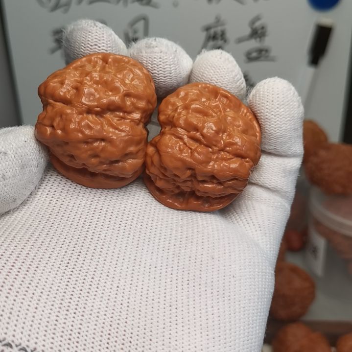 文玩核桃把件39+蛤蟆头打好底