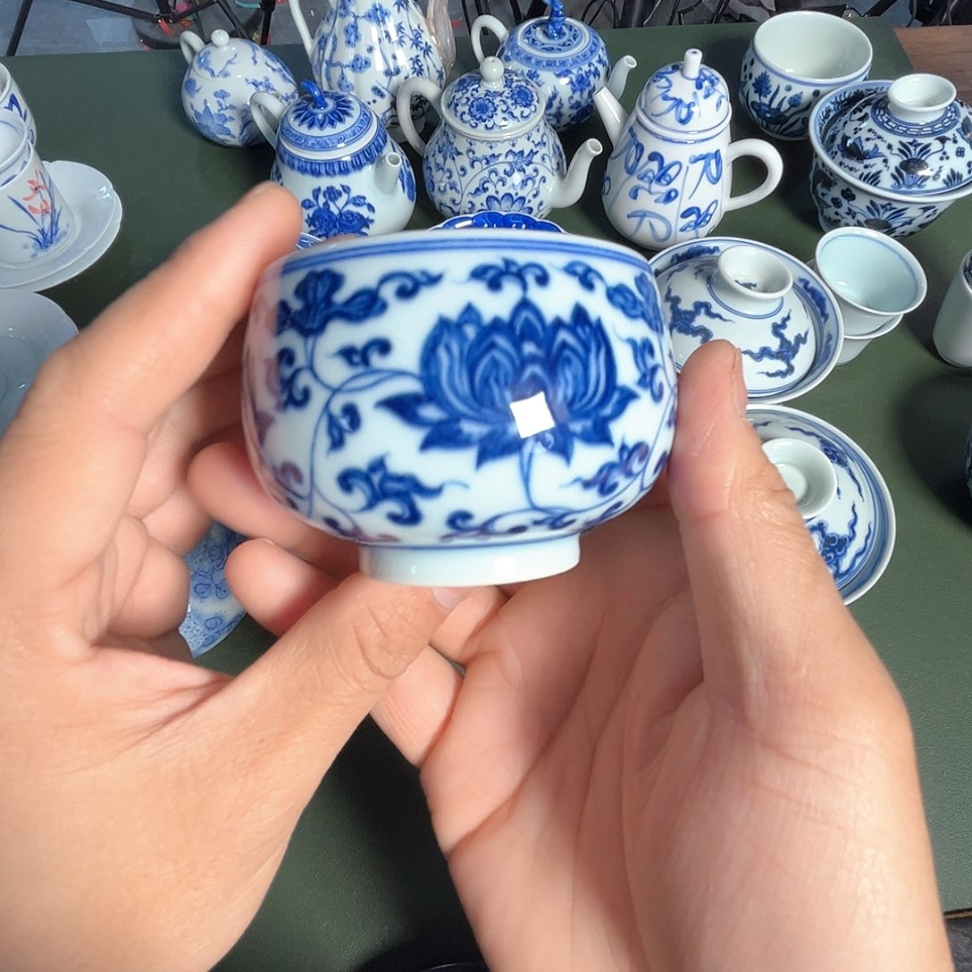 杯青花瓷器青花瓷器