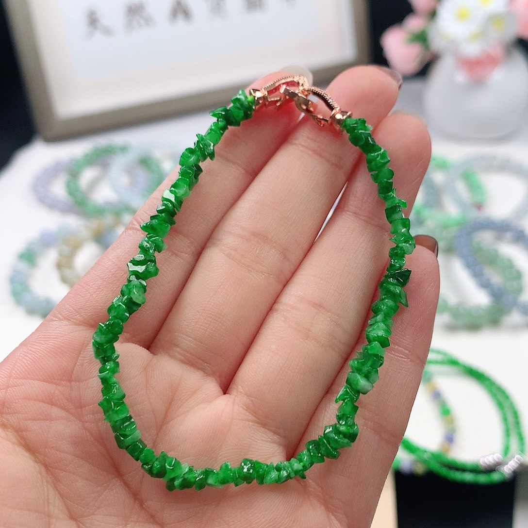 翡翠未镶嵌手链手链