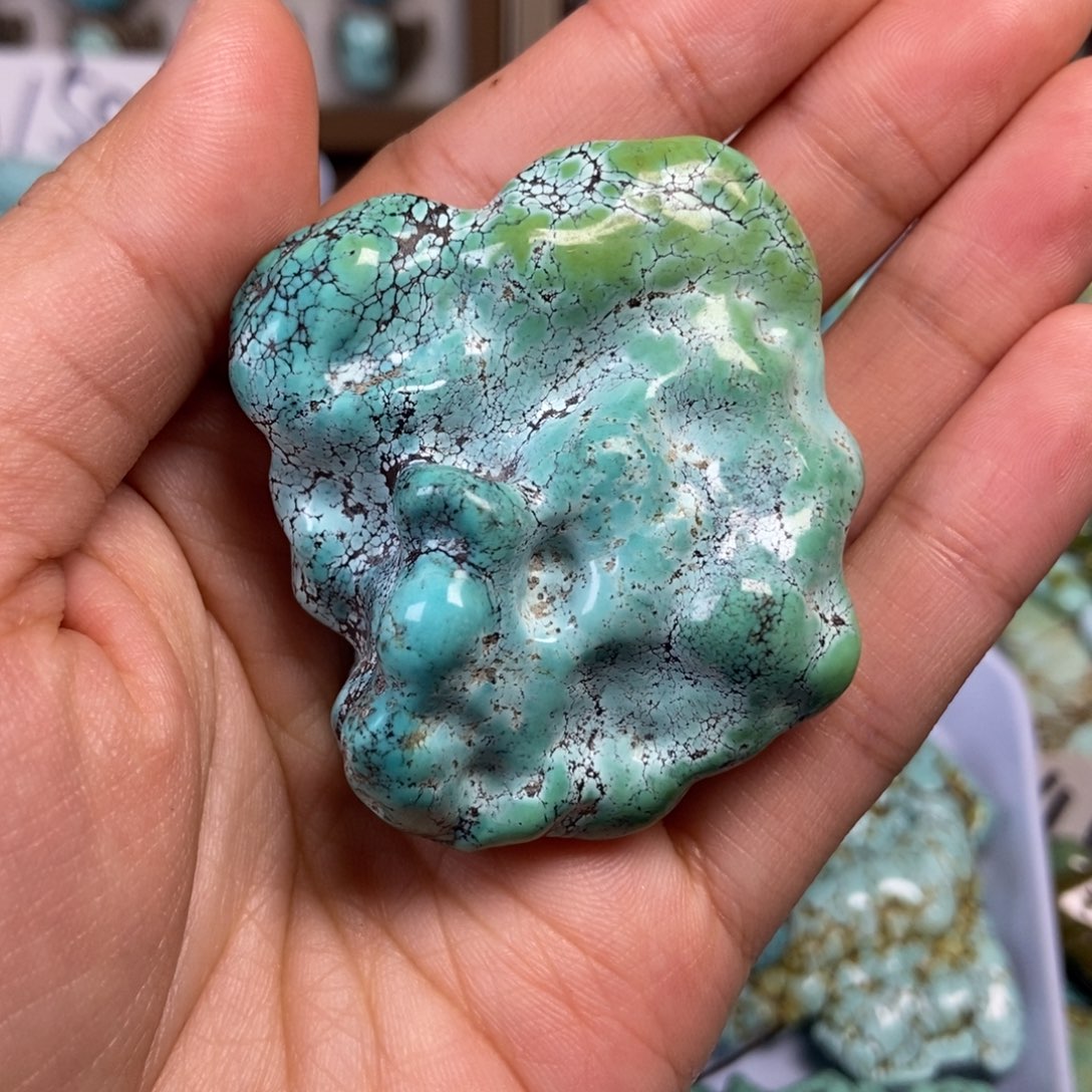 绿松石珠宝奇石未镶嵌