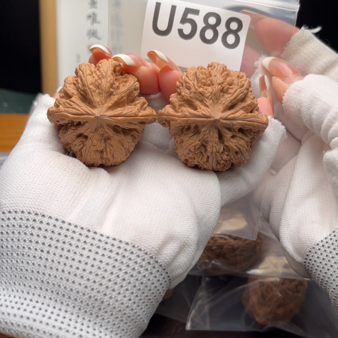 文玩核桃把件46粗筋u588