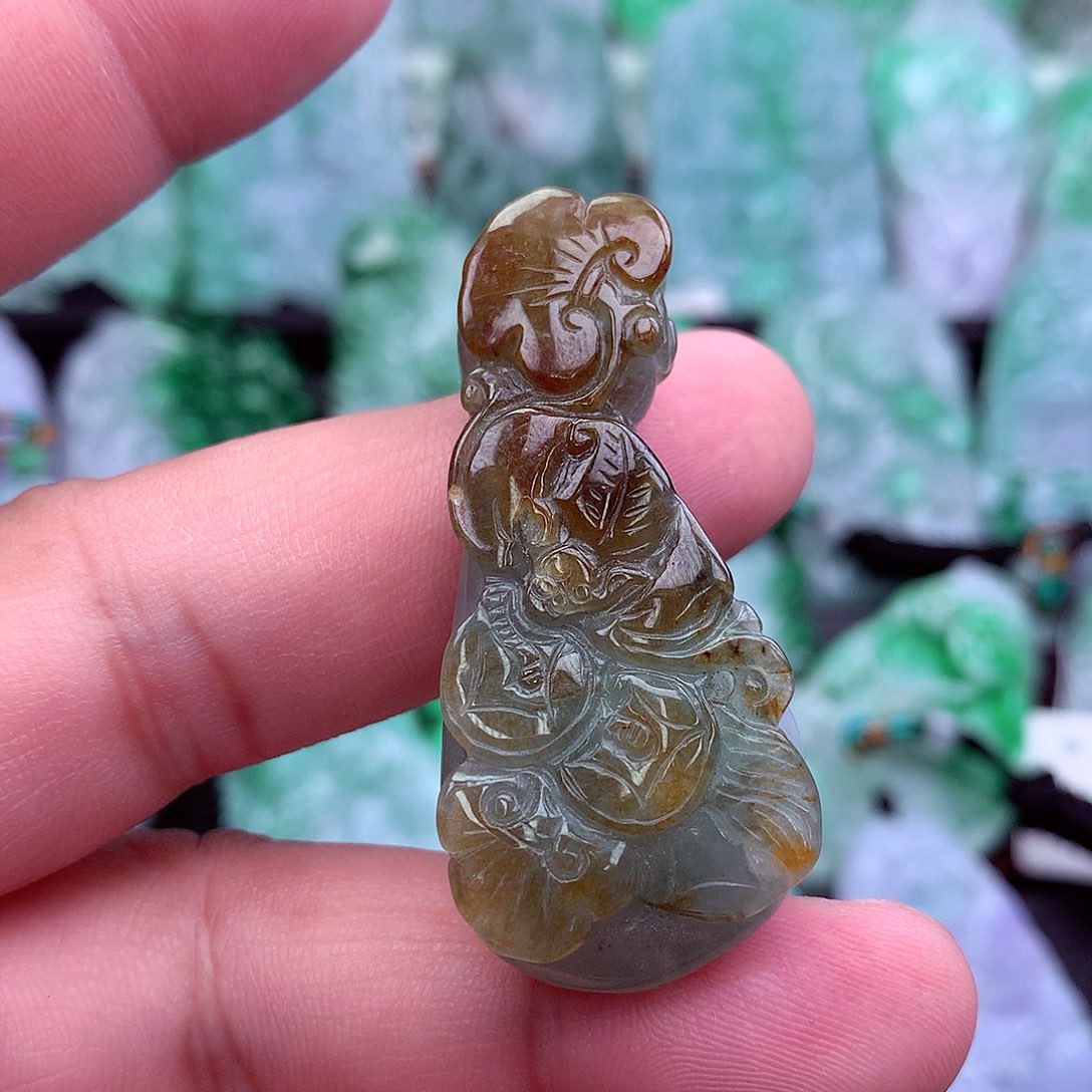 翡翠吊坠(不含链)未镶嵌