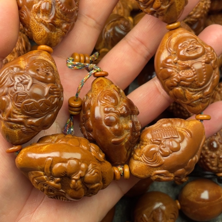 橄榄核手串小*冻橄榄核手持