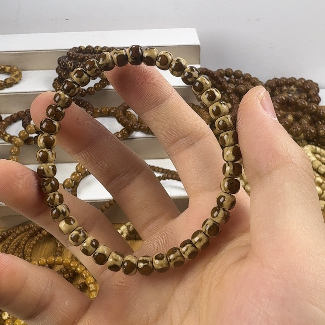 我***宝手串紫金鼠6.5mm紫金鼠花皮纯肉