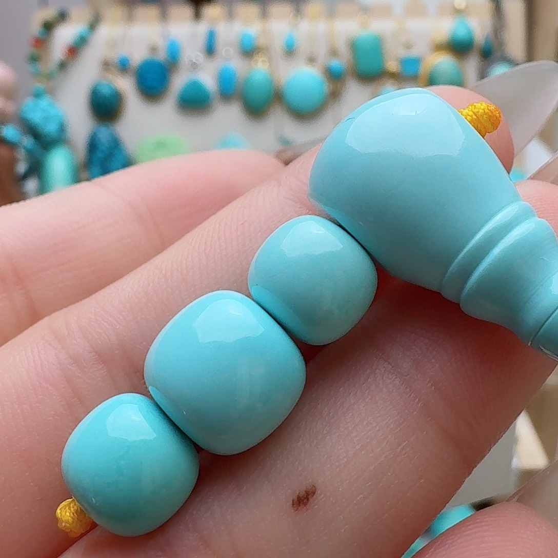 绿松石珠宝奇石未镶嵌