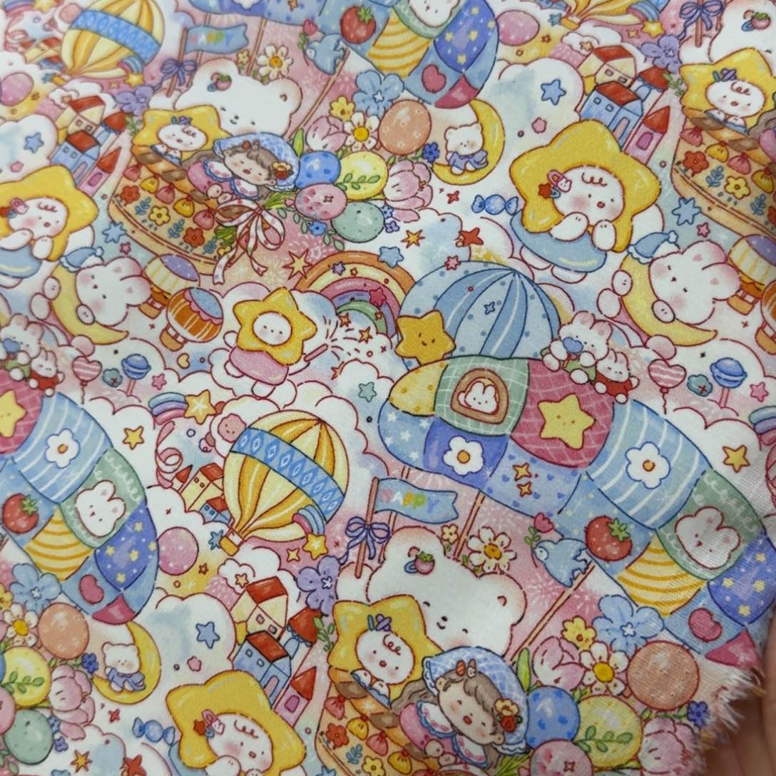 棉镇店之宝纯棉双层府绸1米价X1.5米宽D