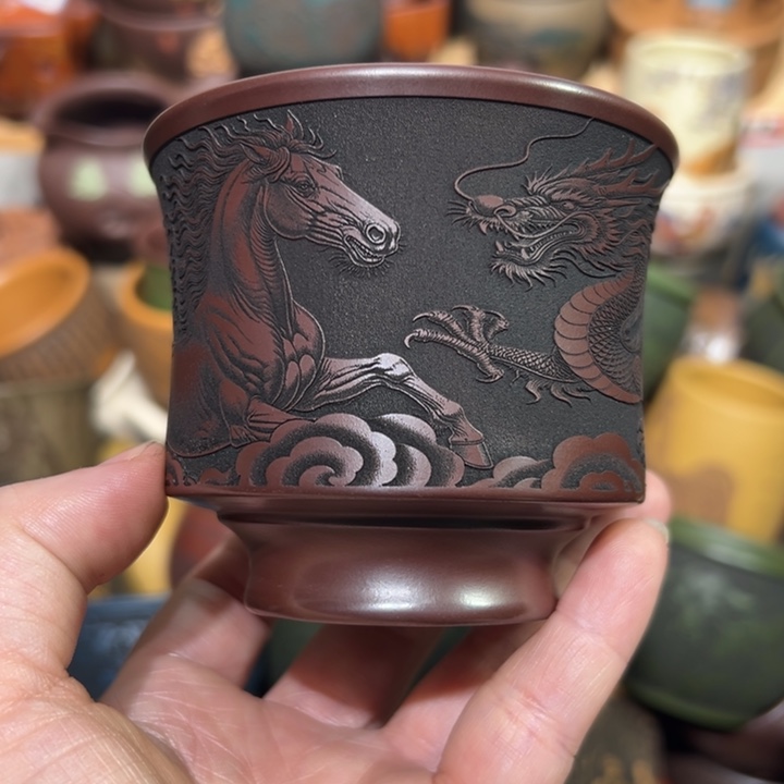 茶杯紫砂宜兴紫砂主人杯