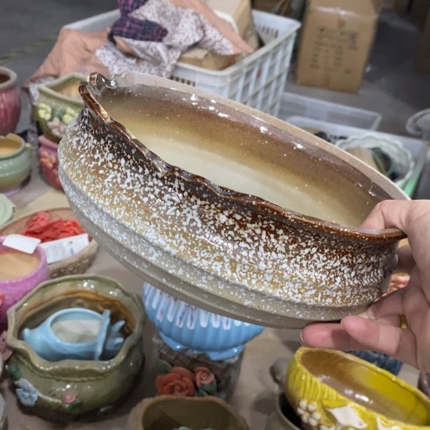 陶瓷雪花釉拼盘3313131331