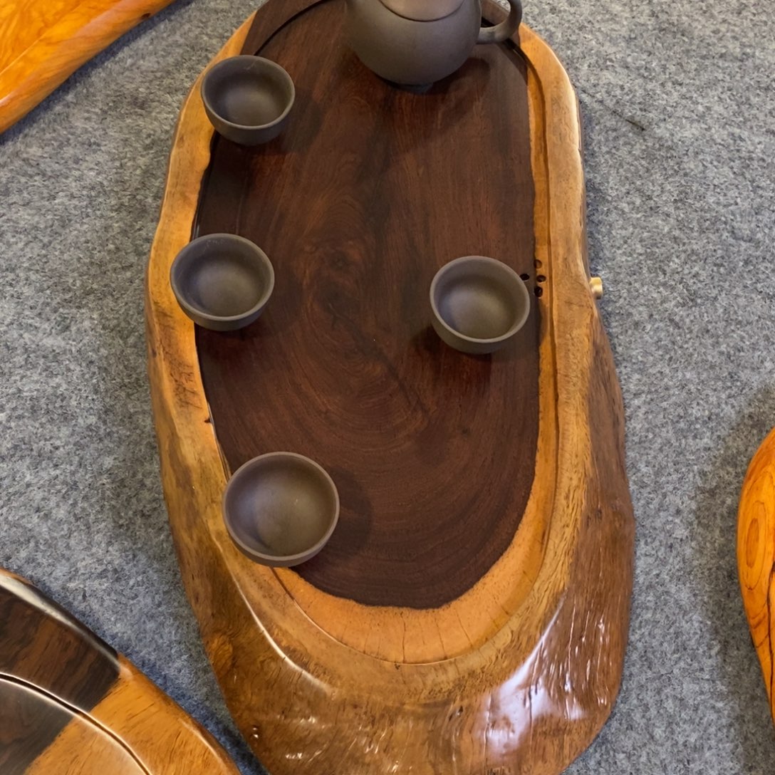 阿***7非洲黑檀木随行实木湿泡茶盘