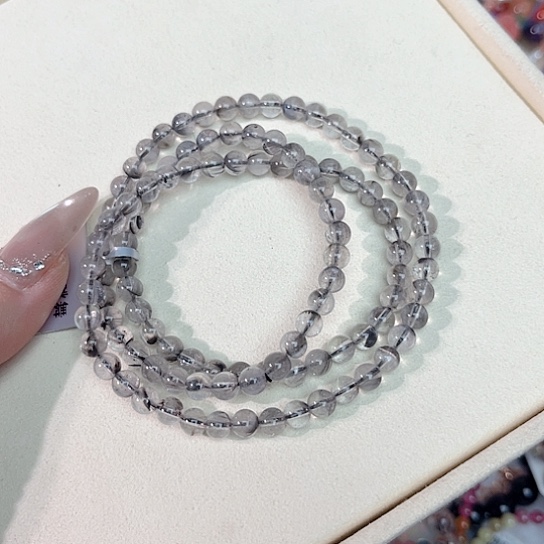 水晶手链未镶嵌银发