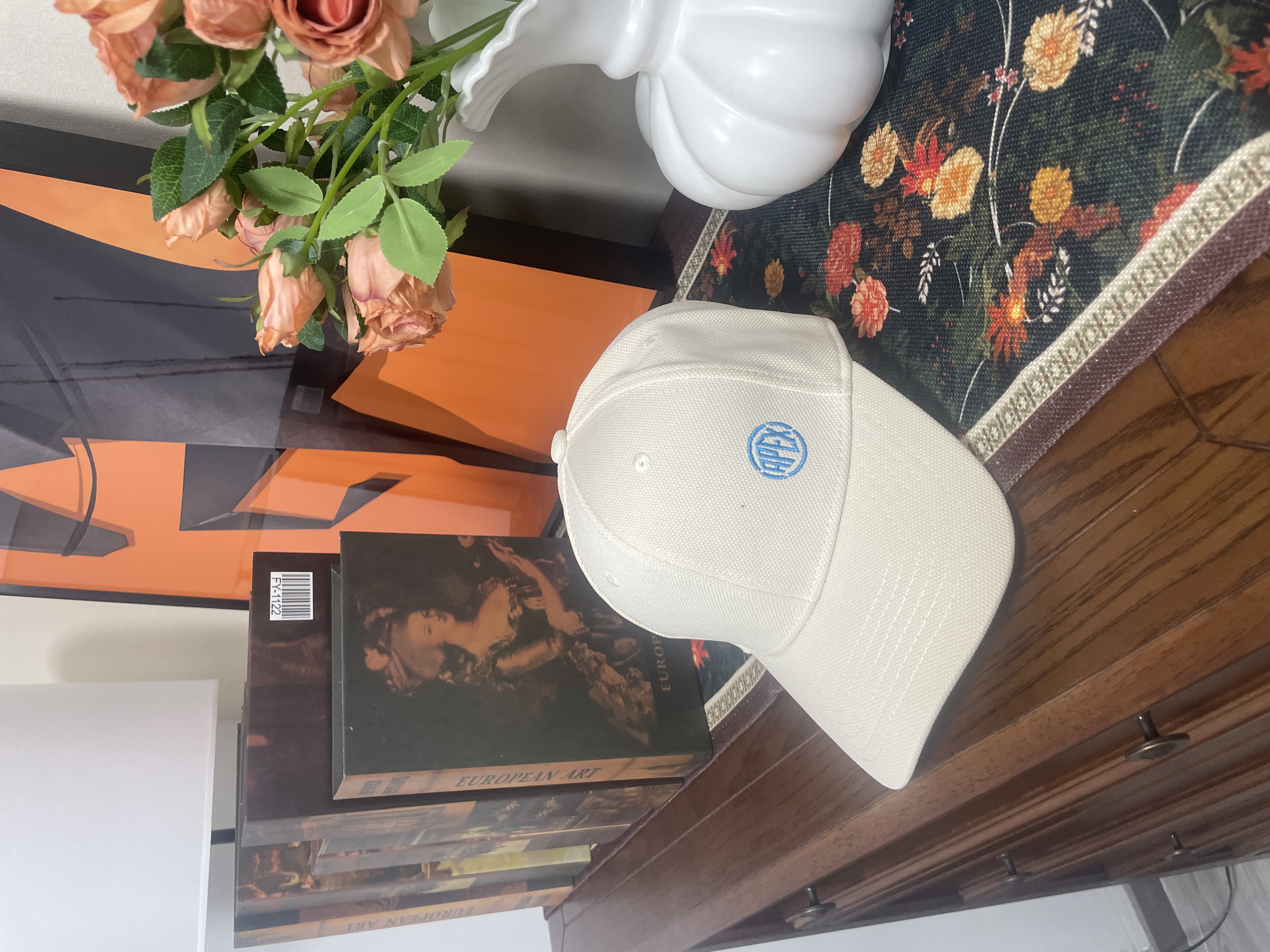 APEX路亚遮阳帽白色