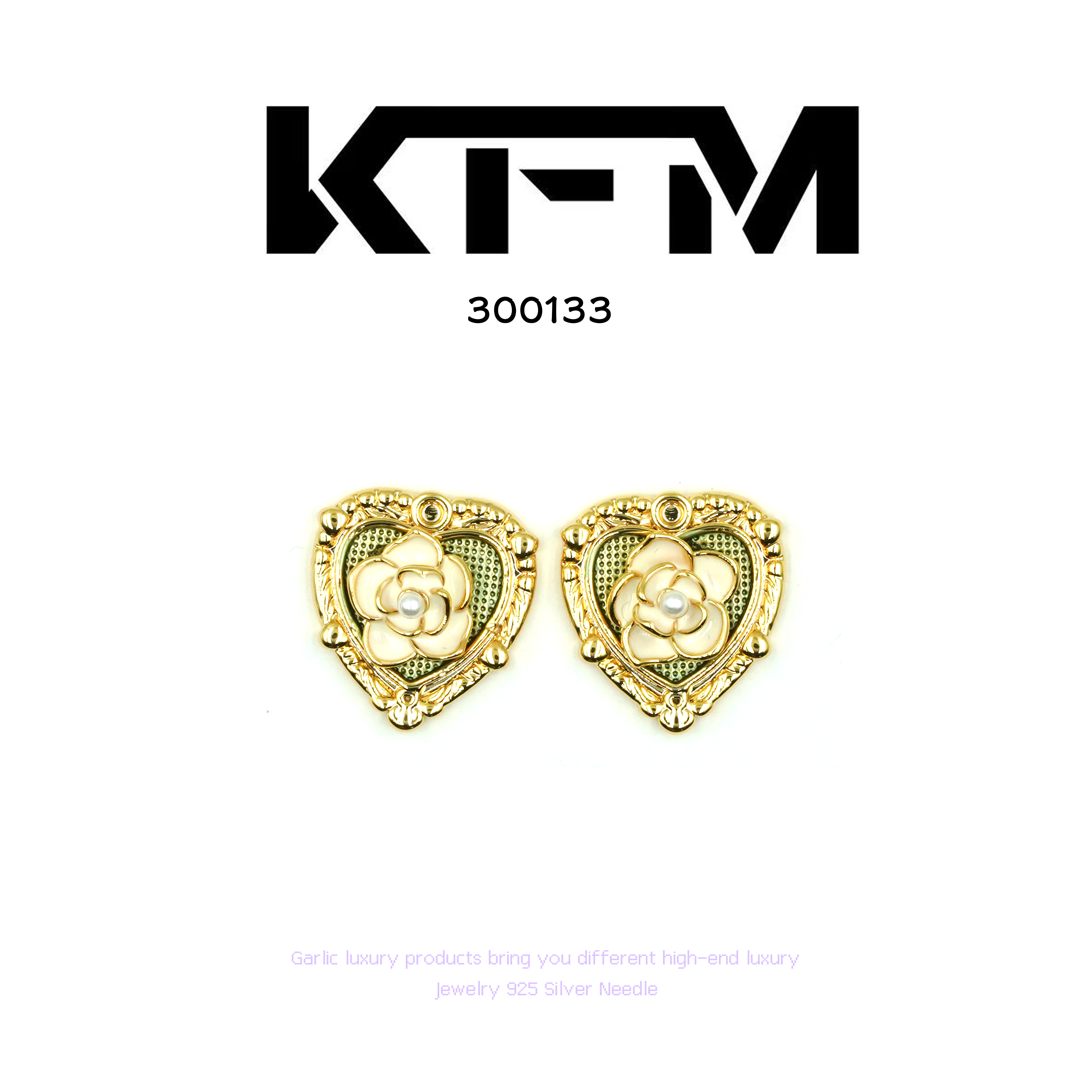 铜合金耳饰 KFM耳饰~300133 X