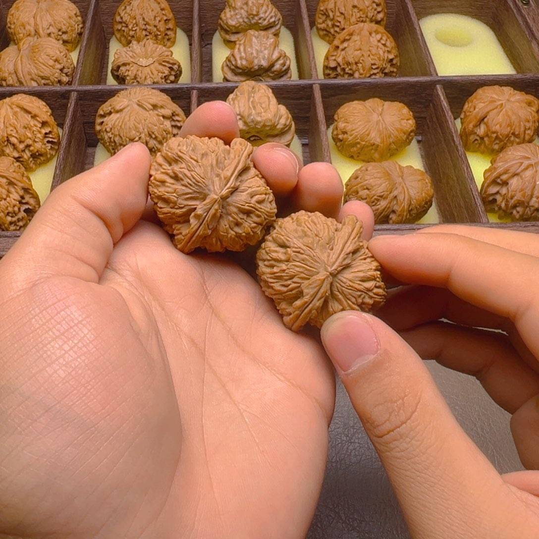 把件文玩核桃球白