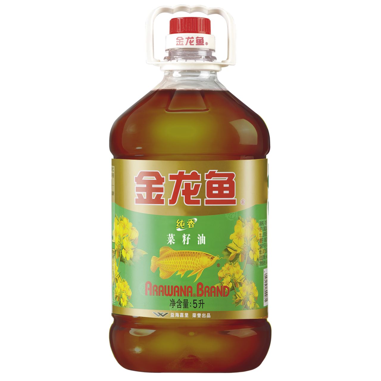 金龙鱼纯香菜籽油5L