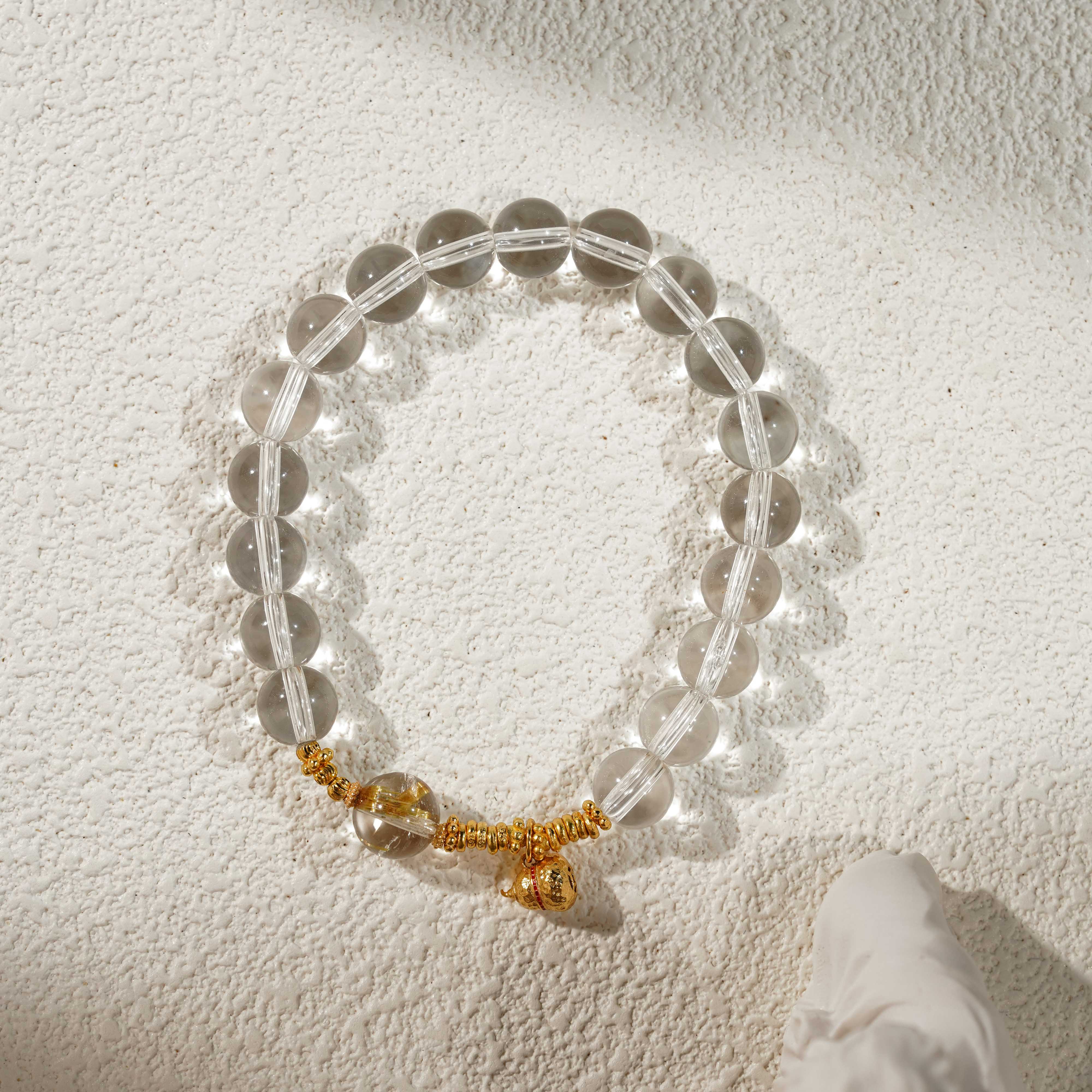 【金路】水晶手串925 （天然珠宝多样性发其一）