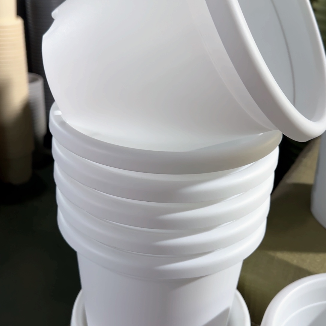 树脂四季3#无拖纯白6个