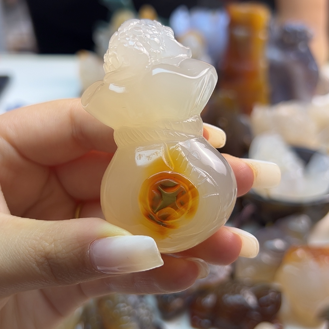 玛瑙/玉髓未镶嵌颈饰