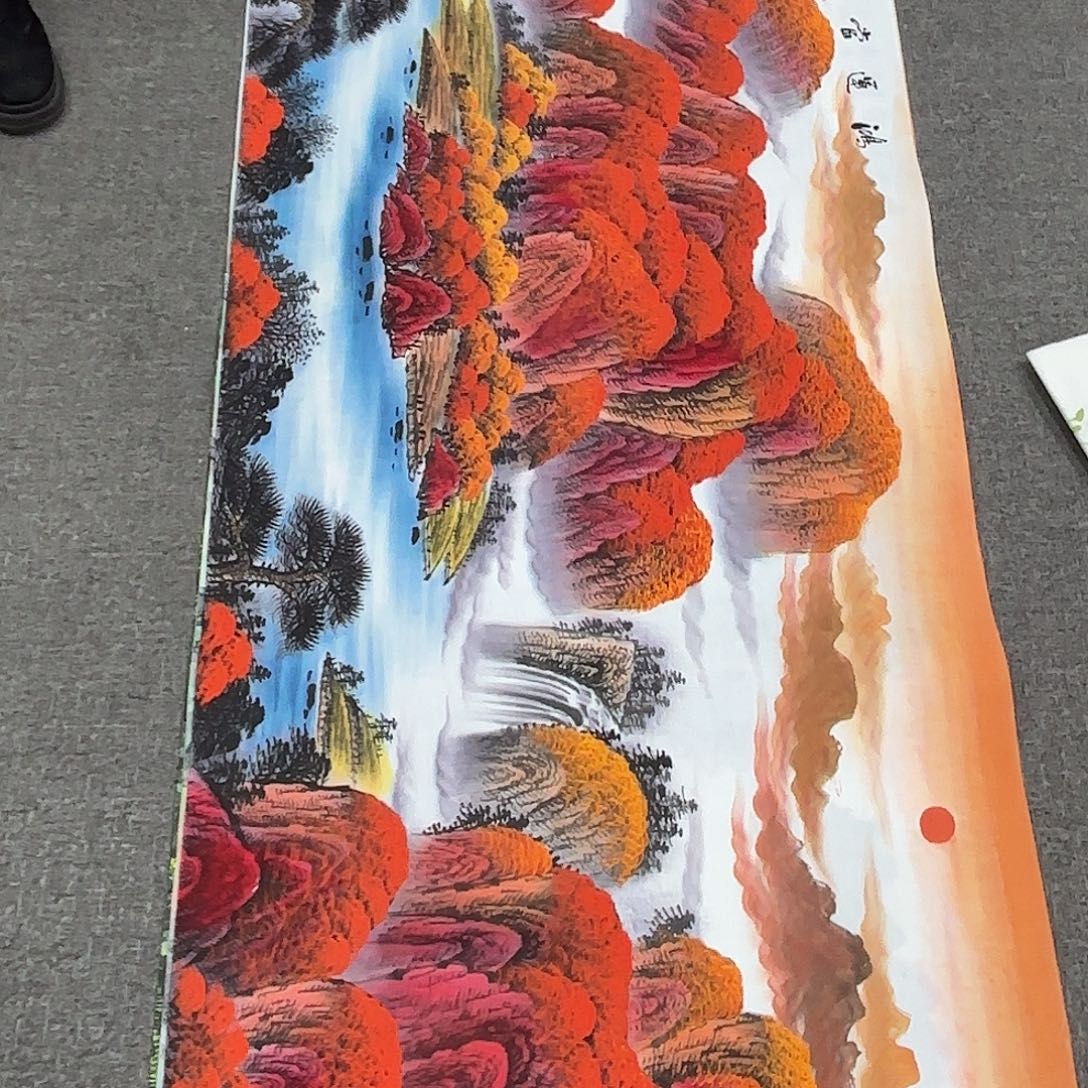国画国画作品多次在国内外