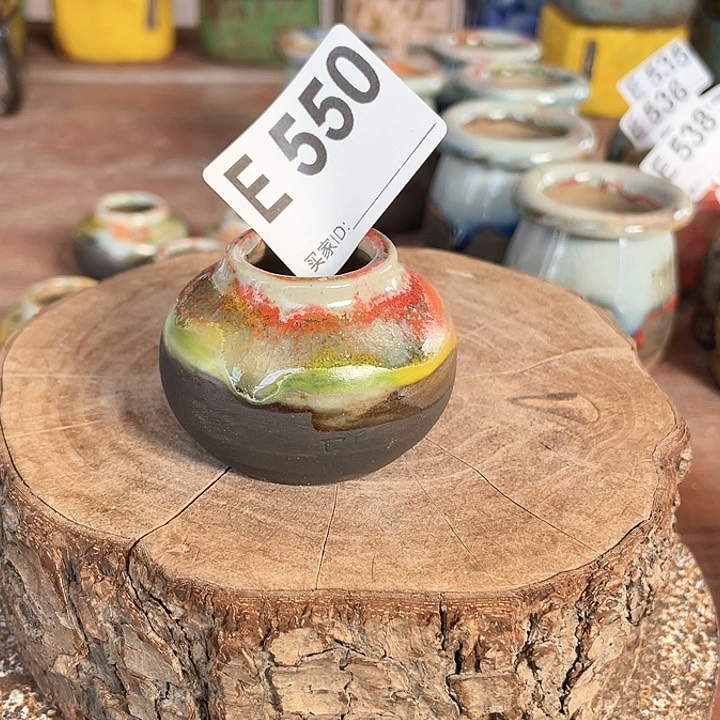 紫砂花盆小手雷 内口2.3