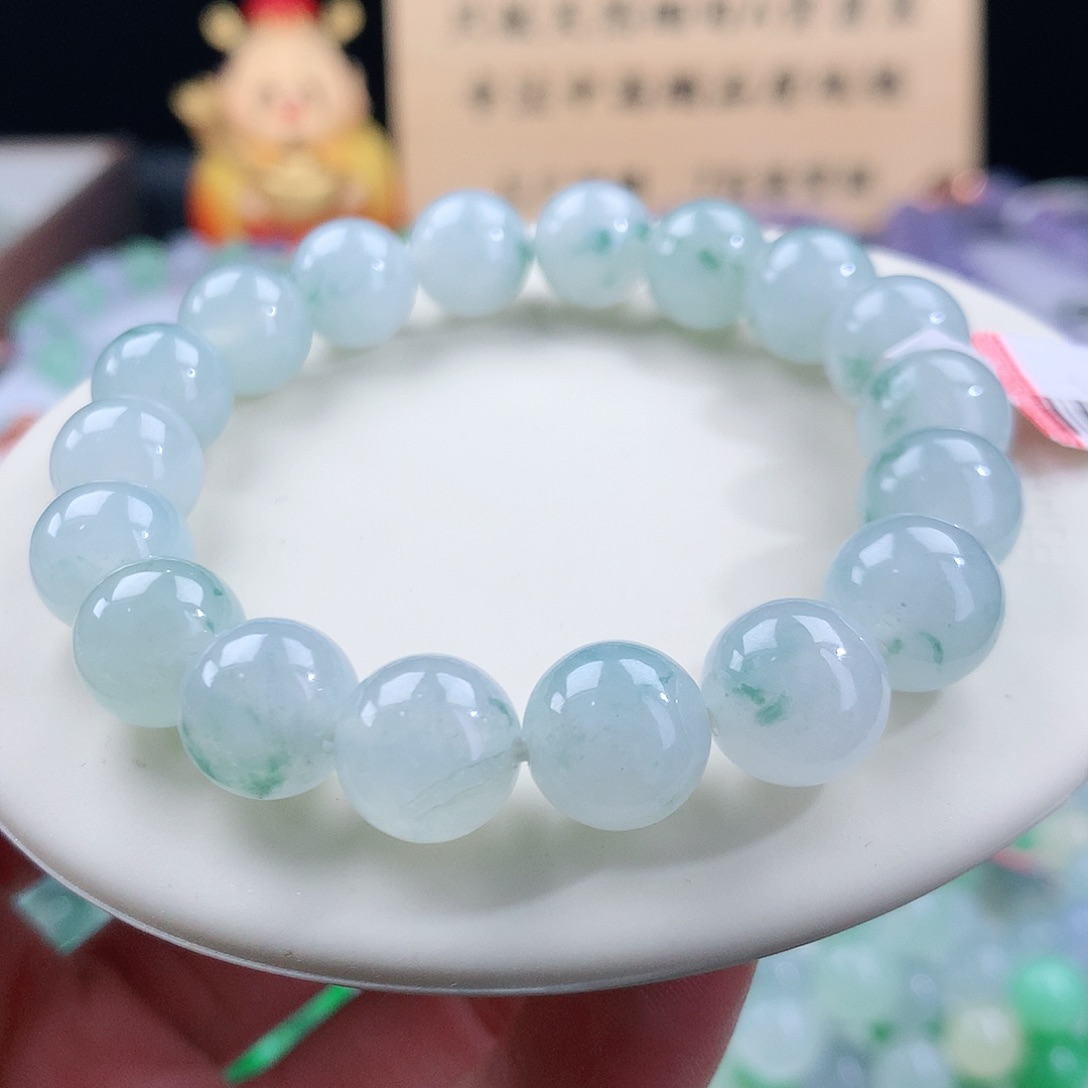 翡翠手链未镶嵌卡10.6
