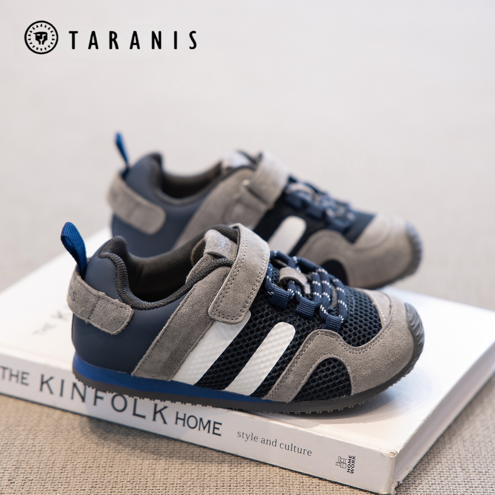 泰兰尼斯【断码】男童德训鞋2025新款女童轻便阿甘鞋春秋网面运动鞋